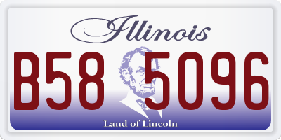 IL license plate B585096