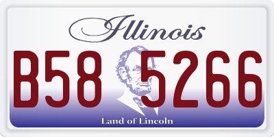 IL license plate B585266