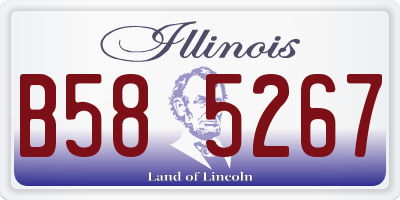 IL license plate B585267
