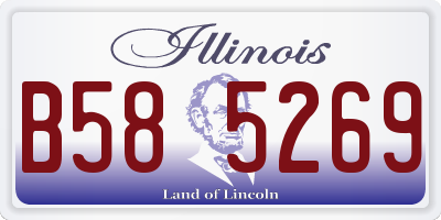 IL license plate B585269