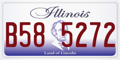 IL license plate B585272