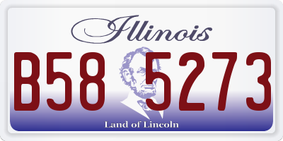 IL license plate B585273