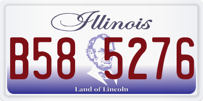 IL license plate B585276
