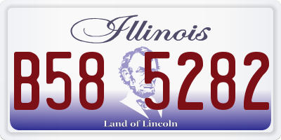 IL license plate B585282