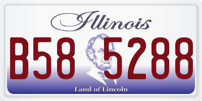 IL license plate B585288