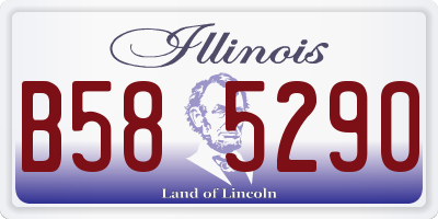 IL license plate B585290