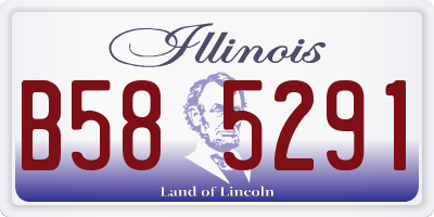 IL license plate B585291