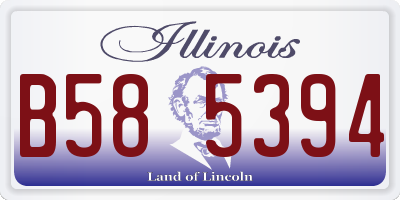IL license plate B585394