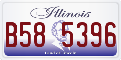 IL license plate B585396