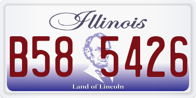 IL license plate B585426