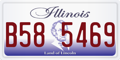 IL license plate B585469