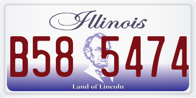 IL license plate B585474