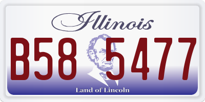 IL license plate B585477
