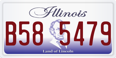IL license plate B585479