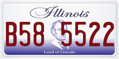 IL license plate B585522