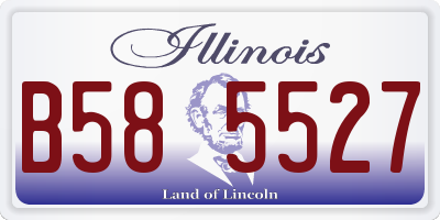 IL license plate B585527
