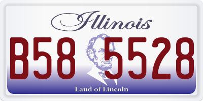 IL license plate B585528