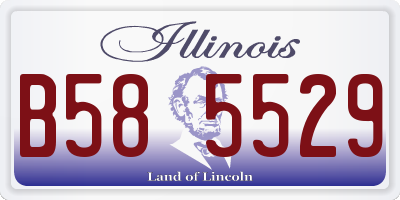IL license plate B585529