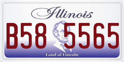 IL license plate B585565