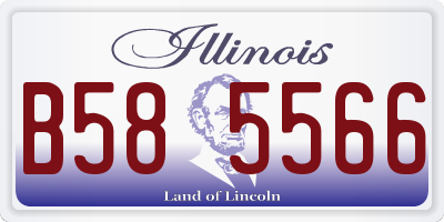 IL license plate B585566