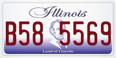 IL license plate B585569