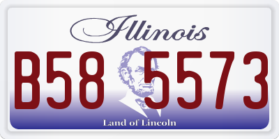 IL license plate B585573