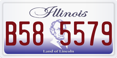 IL license plate B585579