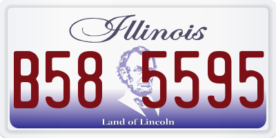 IL license plate B585595