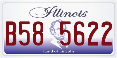 IL license plate B585622