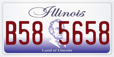 IL license plate B585658