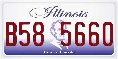IL license plate B585660