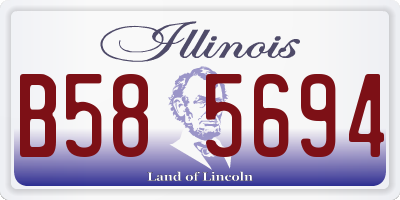 IL license plate B585694