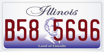IL license plate B585696