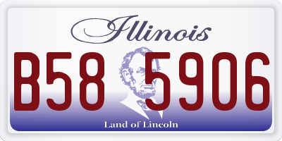 IL license plate B585906