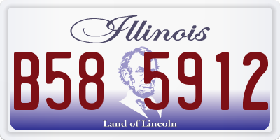 IL license plate B585912