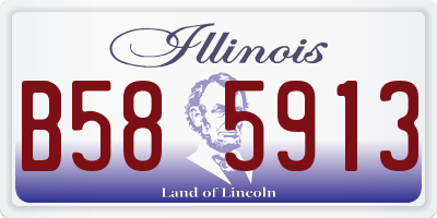 IL license plate B585913
