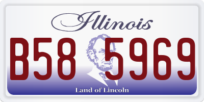 IL license plate B585969