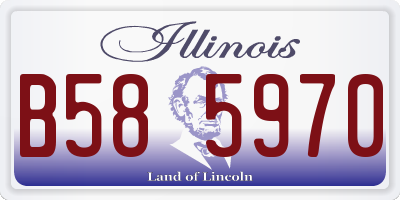 IL license plate B585970