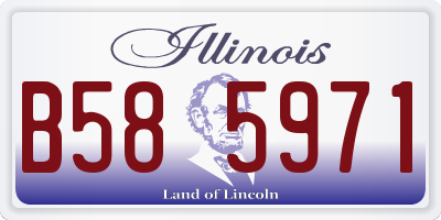 IL license plate B585971