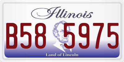 IL license plate B585975