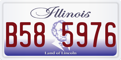 IL license plate B585976