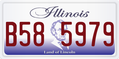 IL license plate B585979