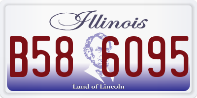 IL license plate B586095