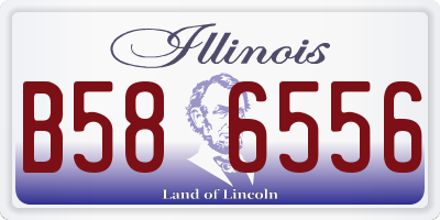 IL license plate B586556