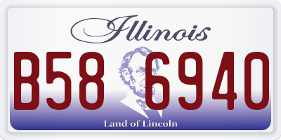 IL license plate B586940