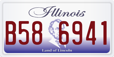 IL license plate B586941
