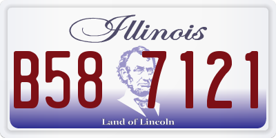 IL license plate B587121