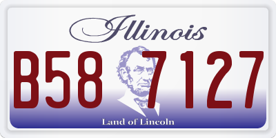 IL license plate B587127