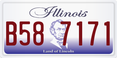 IL license plate B587171