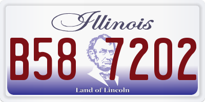 IL license plate B587202